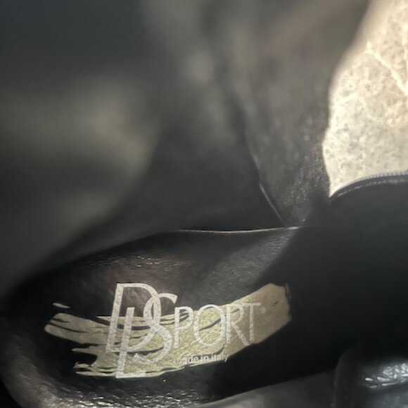 DL SPORT, Black Leather Ankle Boots, Size 7 from Brown's - Picture 8 of 9